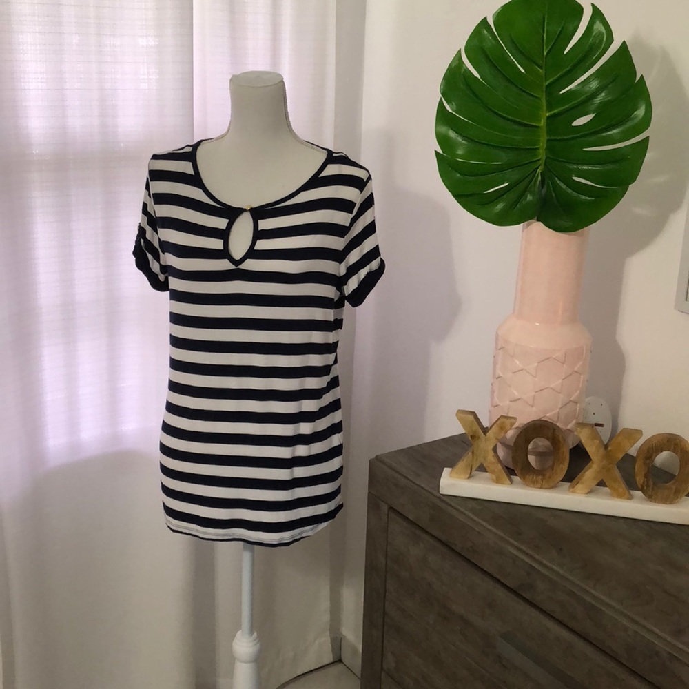 Michael Kors Navy & white Blouse